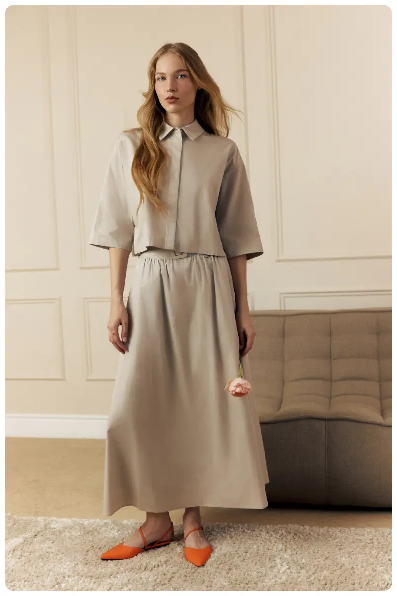 Укороченная блузка