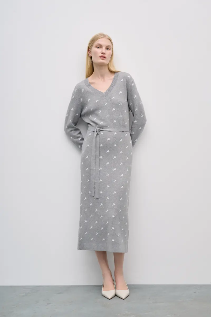 Трикотажное платье