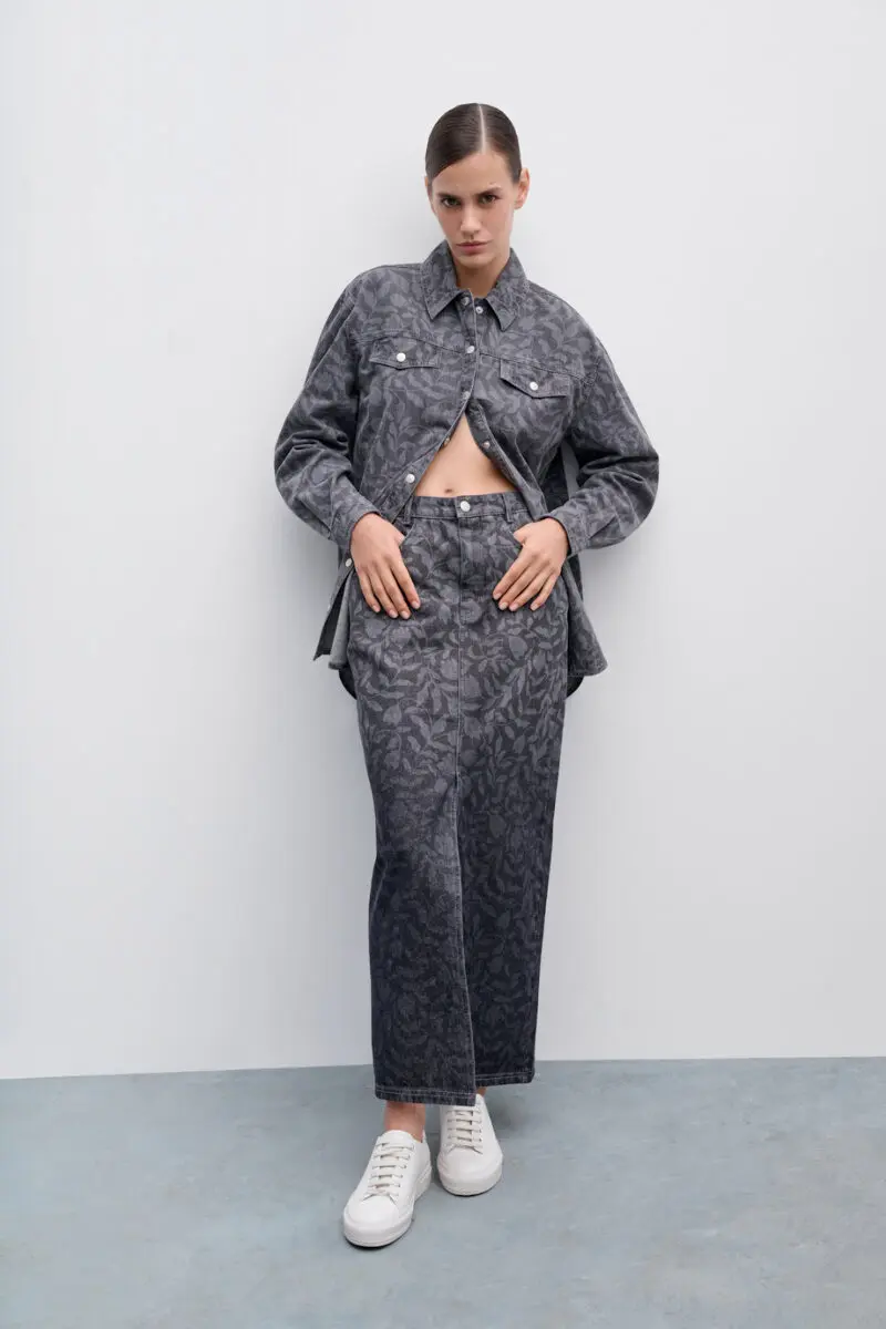 Джинсовая юбка