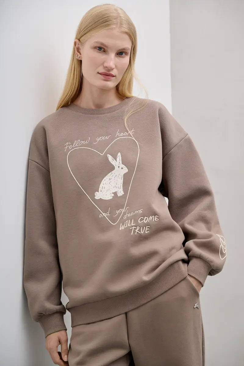 Толстовка с принтом