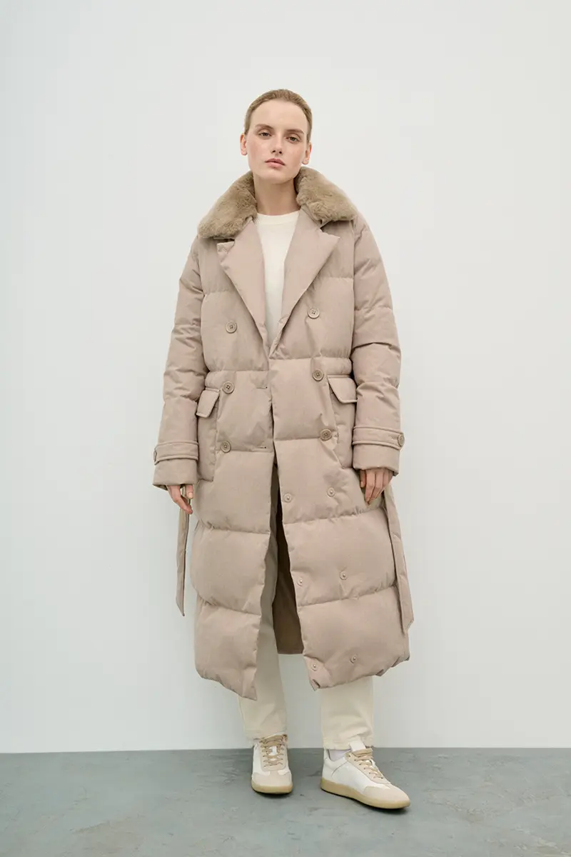 Пуховое пальто