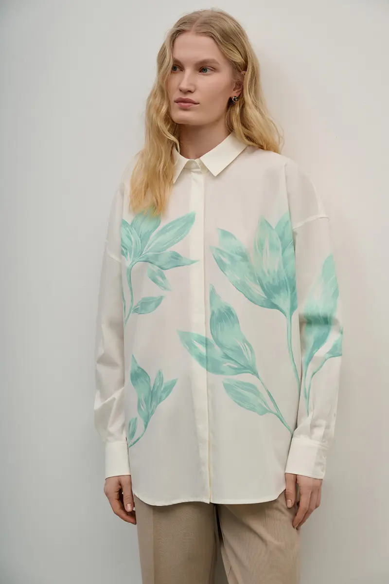 Блузка с принтом